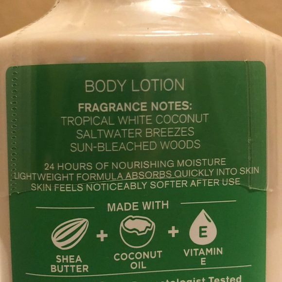 NWT Bath & Body Works Waikiki Beach Coconut Body Lotion 8 oz retired from BBW - Picture 3 of 6